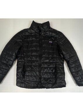 Patagonia Women Small Black Nano Puff Insulated Puffer Jacket Full Zip